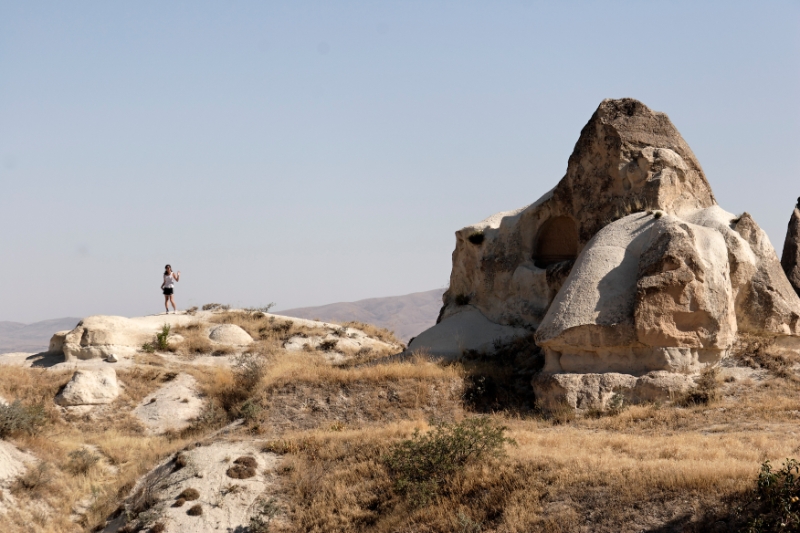 Fairy chimney rock formations, Goreme, Cappadocia Turkey 39.jpg - Goreme, Cappadocia, Turkey